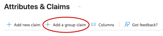 Add new claim button