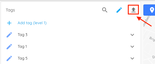 Import Tags Icon Button