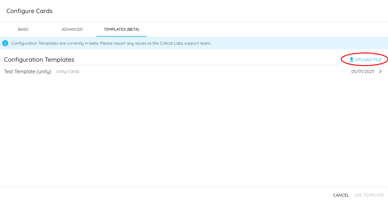 Upload File Button