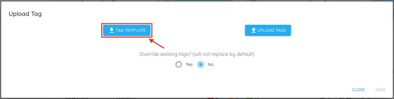 Tag Template Button